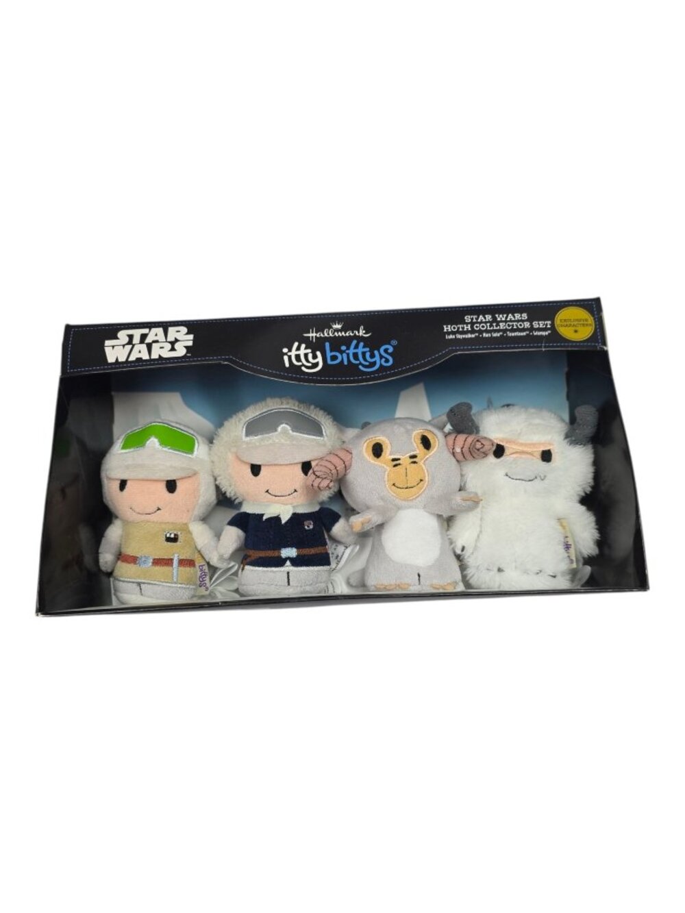 2015 Hallmark Itty Bitty Star Wars Hoth Collector Set 4 Beanbag Plush SDB KID337